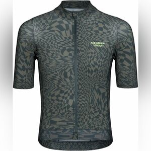 Pas Normal Studios Men's Essential Jersey Small - Green Pattern SS24